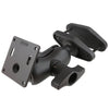RAM® 4" Square Post Clamp Mount with 75x75mm VESA Plate (RAM-D-2461U-C-247-4)