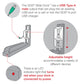 GDS® Slide Dock™ with Magnetic Attachment for IntelliSkin® Next Gen (RAM-GDS-DOCK-G7M-NGU)