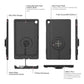 IntelliSkin® Thin-Case™ for Samsung Tab A11+ (Rear Pogo Pads) (RAM-GDS-SKIN-SAM88-TCB-1)