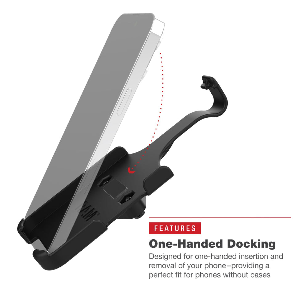 RAM® Form-Fit Holder for Apple iPhone 15 Pro (RAM-HOL-AP38-1U)