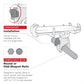 RAM® Quick-Grip™ XL Phone Mount with Low-Profile Tough-Claw™ (RAM-HOL-PD4-400-1U)