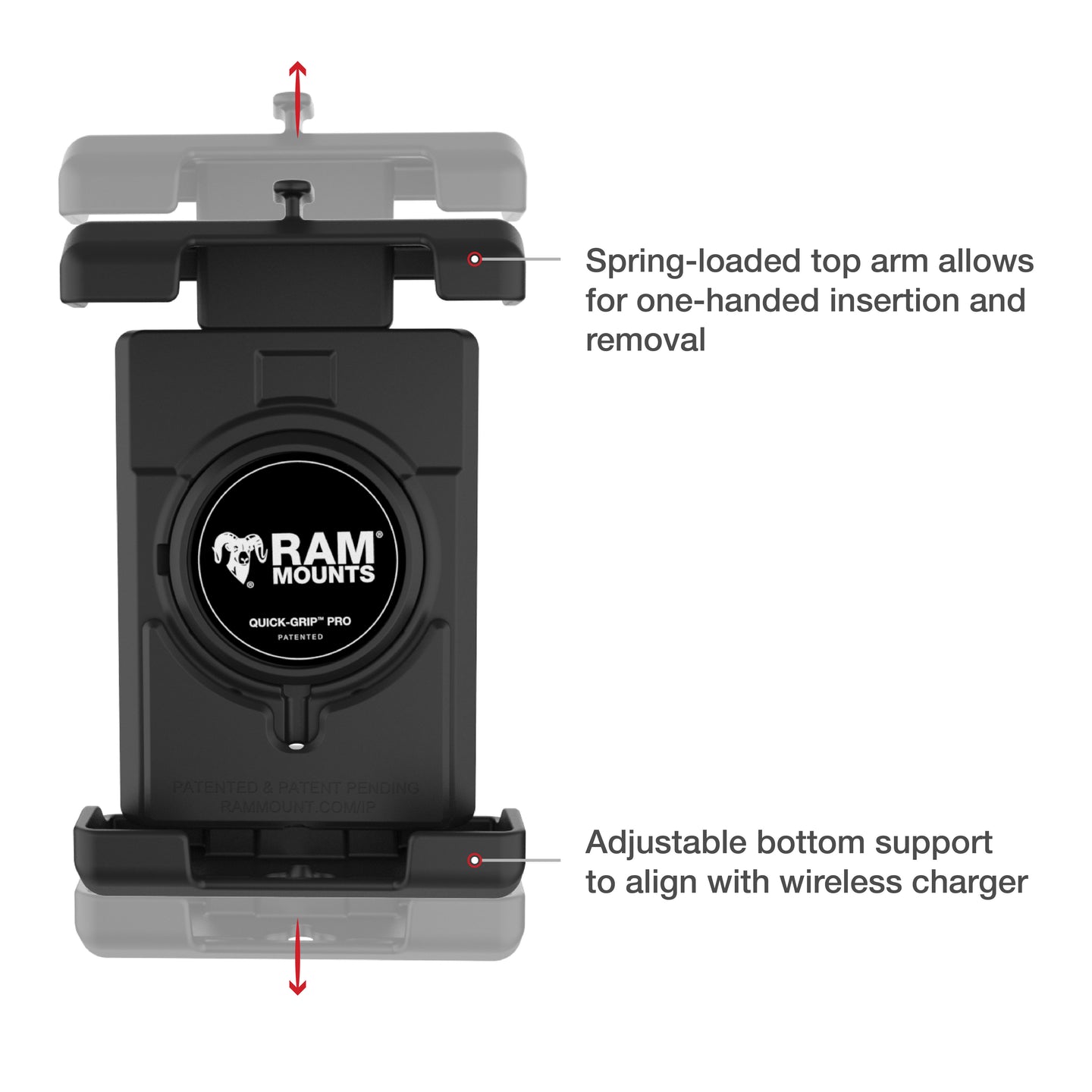 RAM® Quick-Grip™ Pro XL Phone Holder (RAM-HOL-PD7U)