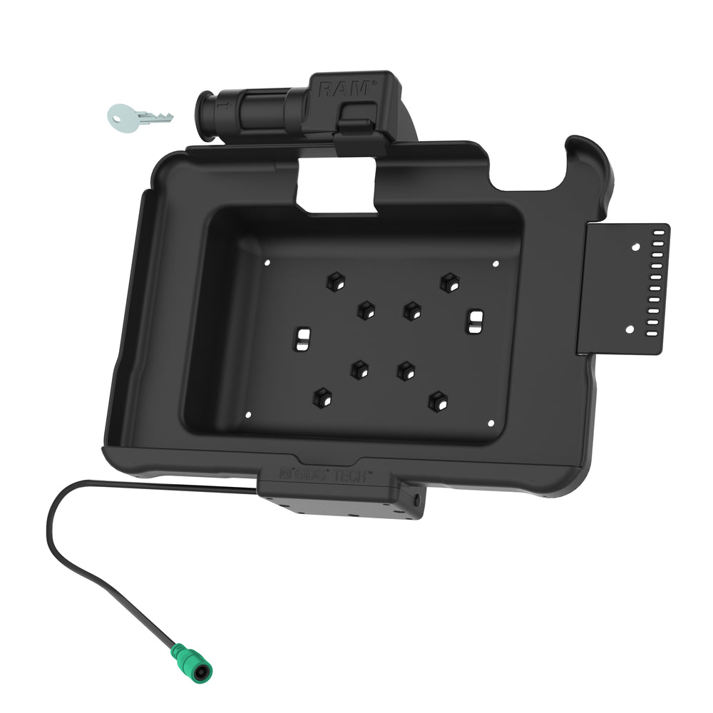 GDS® Key Locking Powered Dock for Zebra ET5x 10.1" Series (RAM-HOL-ZE11PKLU)