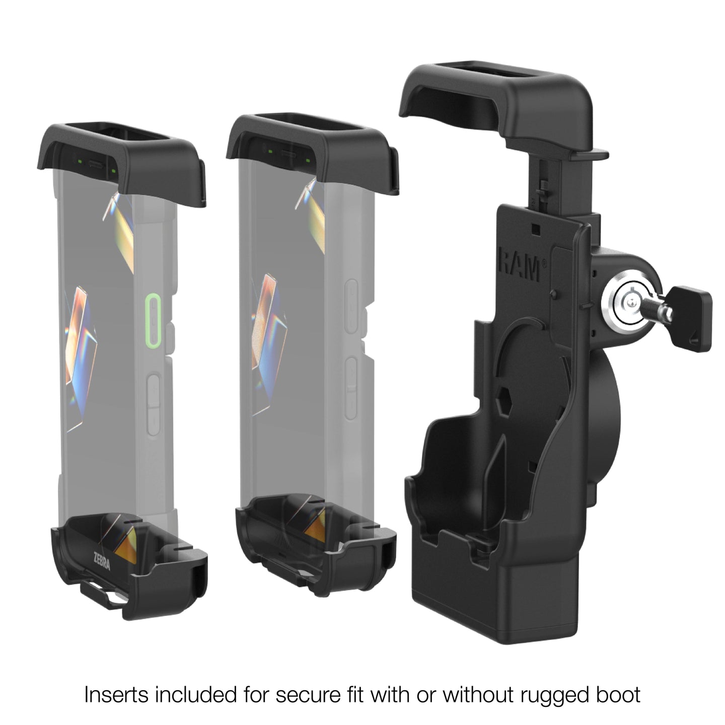 RAM® Locking Spring-Loaded Holder for Zebra TC501 & TC701 (RAM-HOL-ZE41KL-NPU)