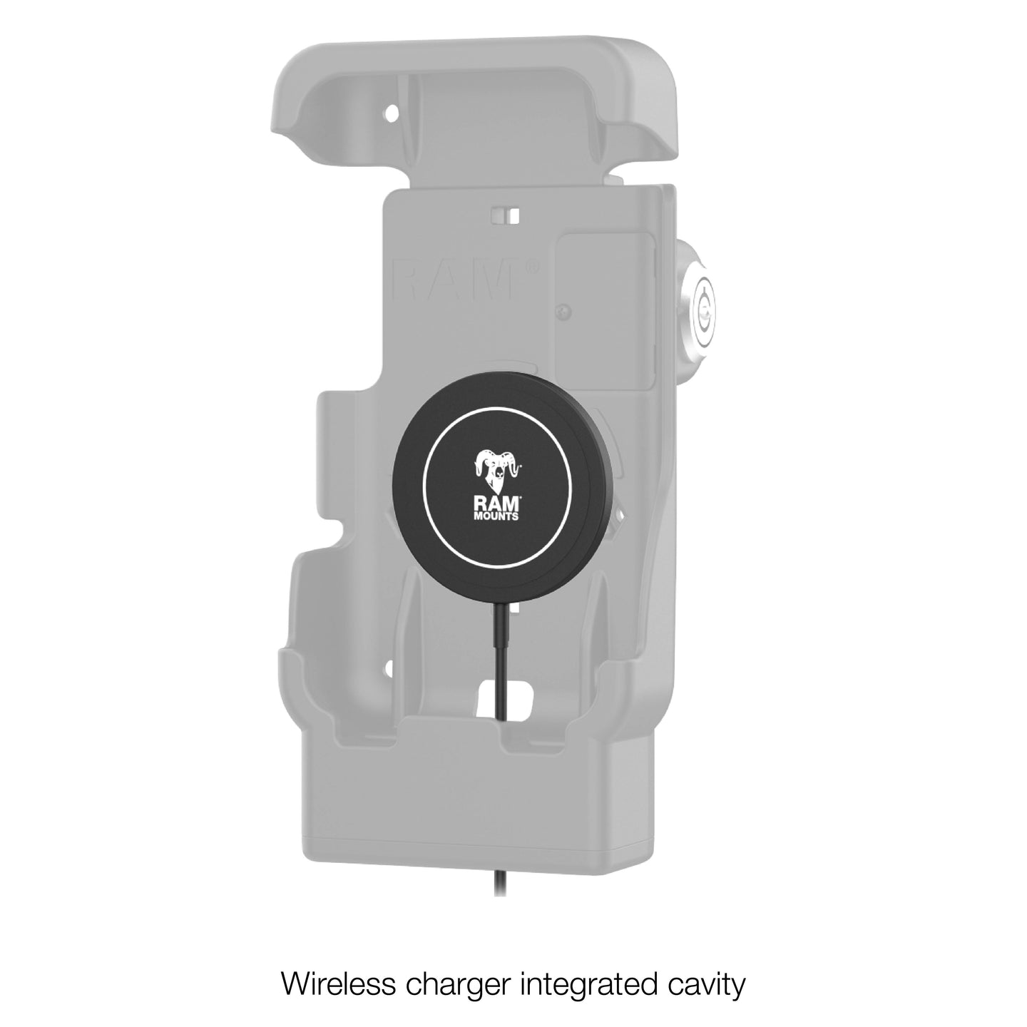 RAM® Locking Spring-Loaded Holder for Zebra TC501 & TC701 (RAM-HOL-ZE41KL-NPU)