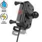 RAM Tough-Charge 15W Waterproof Wireless Charging Motorcycle Mount (RAM-B-149Z-A-UN12W-V7M-1)