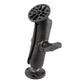 RAM® Composite Double Ball Mount with Two Round Plates - Medium (RAP-101U)