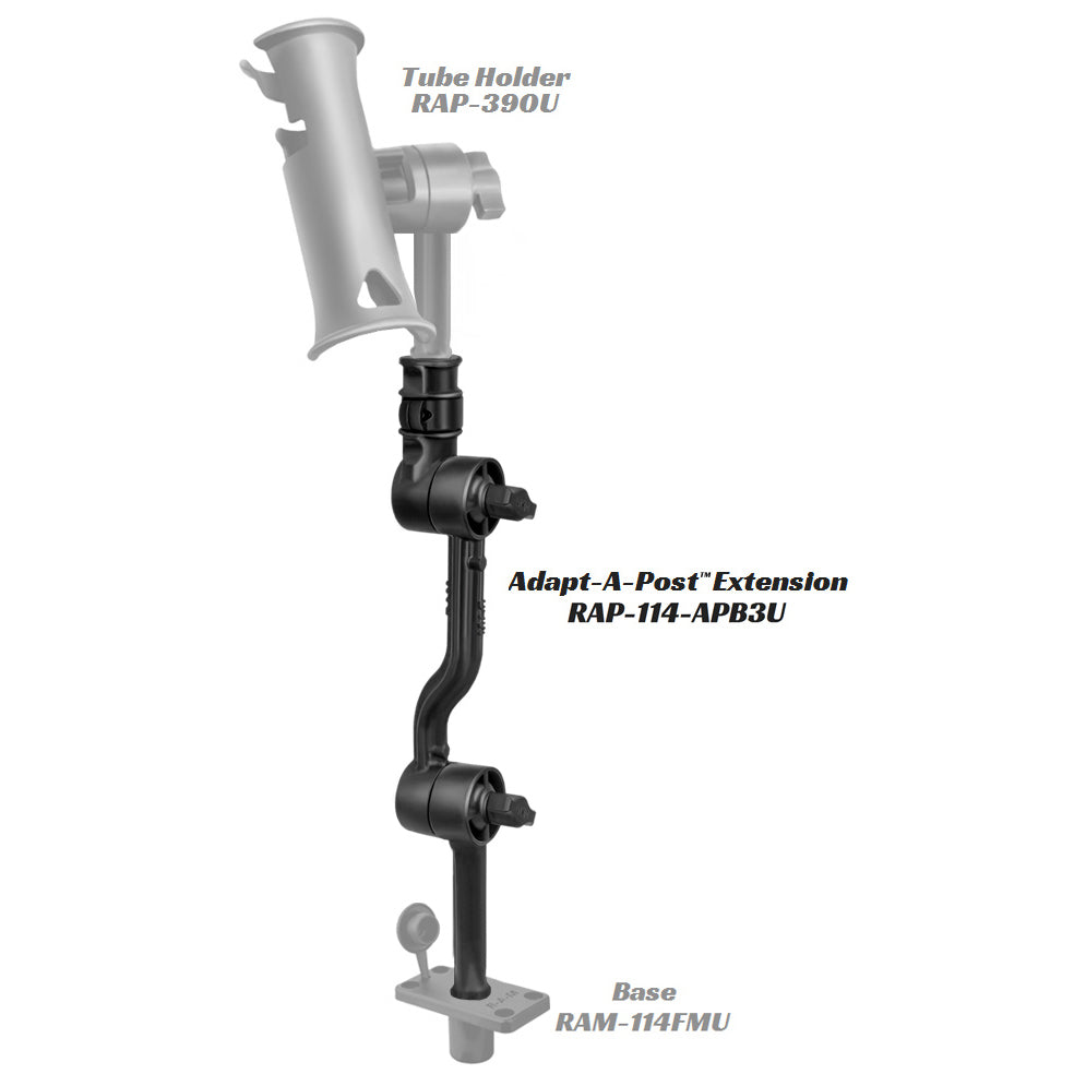 RAM® Adapt-A-Post™ with Adjustable 16" Extension Arm (RAP-114-APB3U)