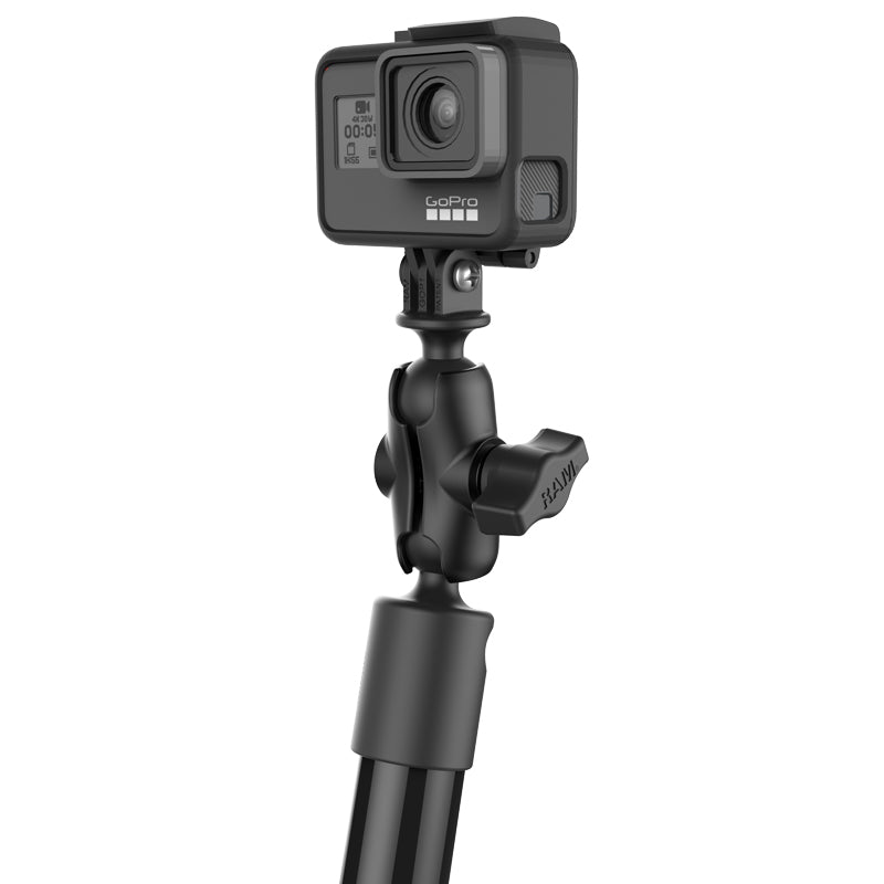 RAM® Tough-Pole™ 30" Socket Arm with Universal Camera Mount (RAP-201-B-12-4-A-GOP1)