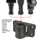 RAM® Universal Adapt-A-Post™ Bulkhead Drill-Down Base (RAP-AAPUBU)
