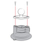 RAM® Twist-Lock™ Composite Suction Cup Base with Ball (RAP-B-224-1U)