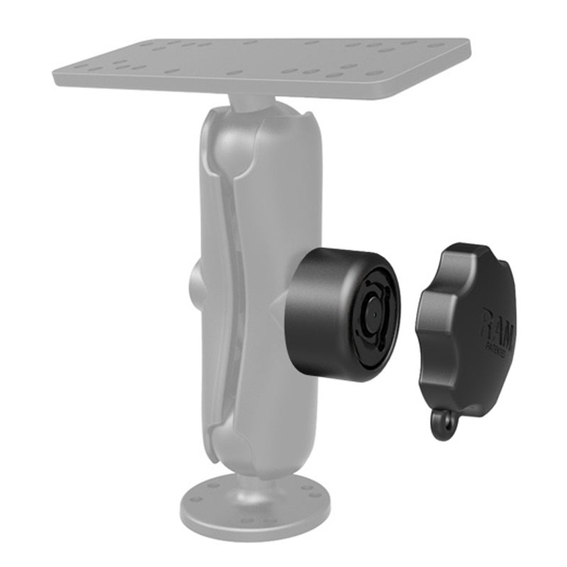 4 RAM Pin-Lock Security Knob and Key Knob for 1.5" Diameter C Size Arms (RAP-S-KNOB5-4U)