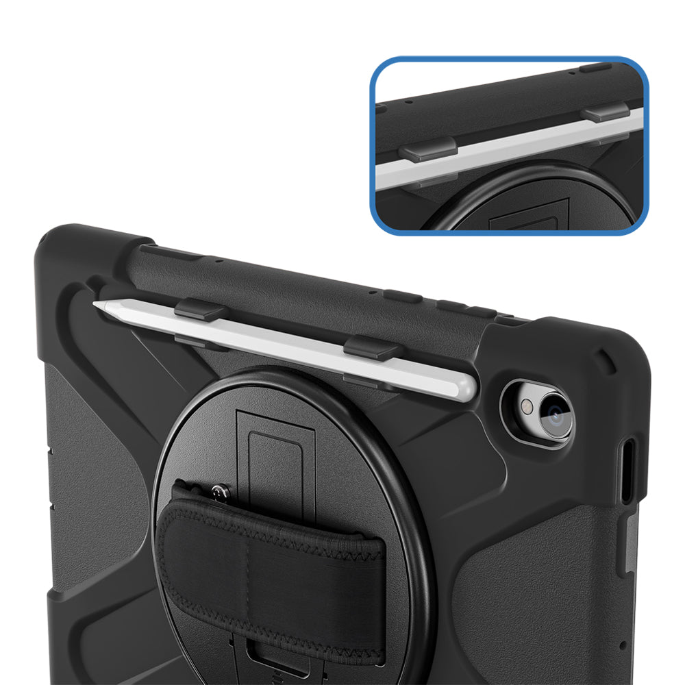 Strike Rugged Case with Hand Strap and Lanyard for Samsung Galaxy Tab S11