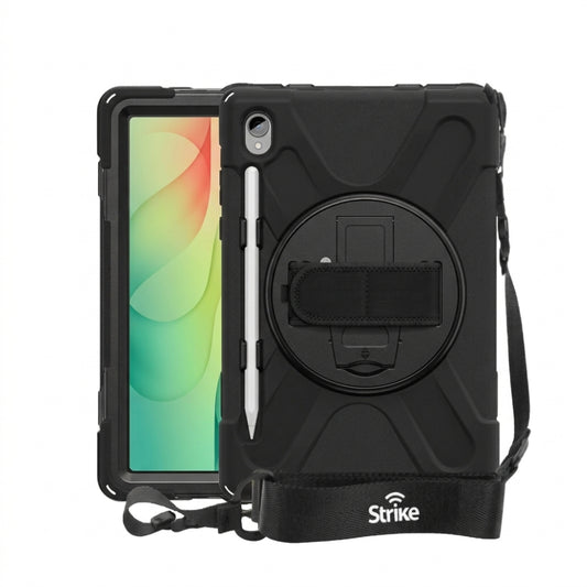 Strike Rugged Case with Hand Strap and Lanyard for Samsung Galaxy Tab S12+