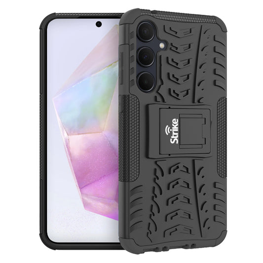 Strike Rugged Case for Samsung Galaxy A35 (Black)