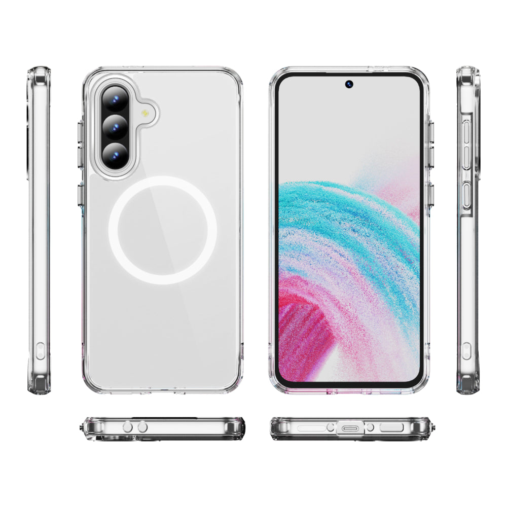 Samsung Galaxy A56 Clear Phone Case with Magnetic Ring