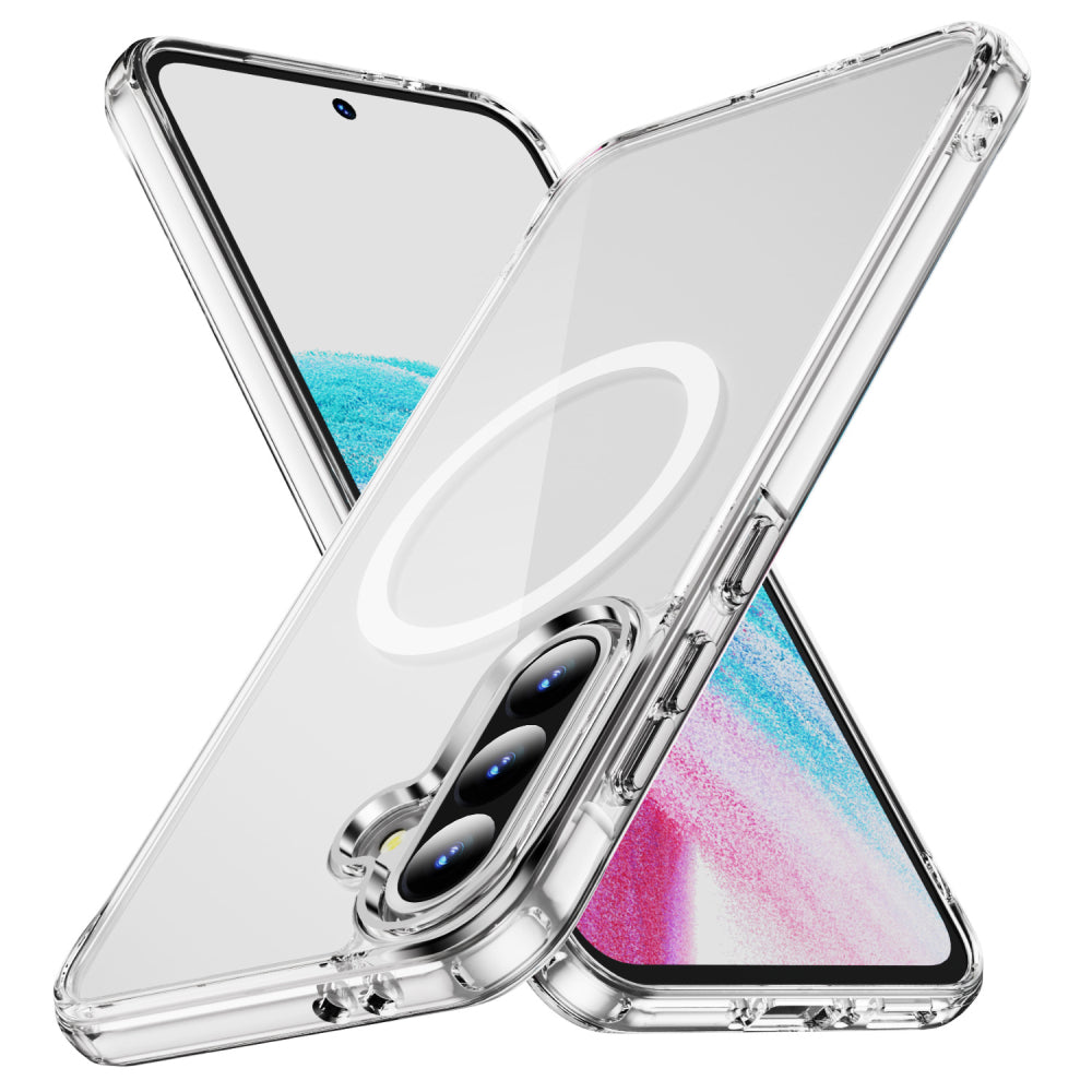Samsung Galaxy A56 Clear Phone Case with Magnetic Ring