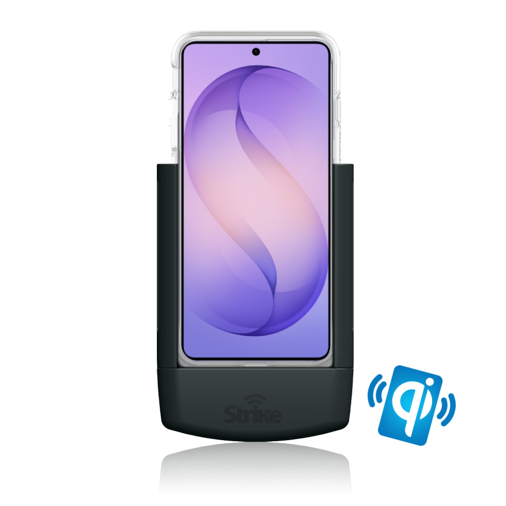 Samsung Galaxy S26 Ultra Wireless Charging Car Cradle Head with Strike Case