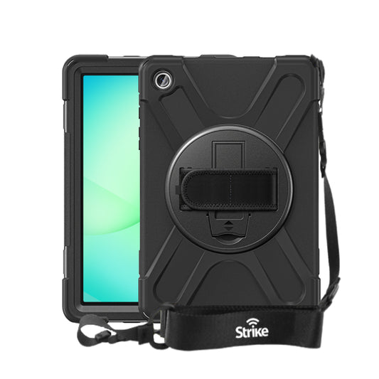 Strike Rugged Case with Hand Strap and Lanyard for Samsung Galaxy Tab A11
