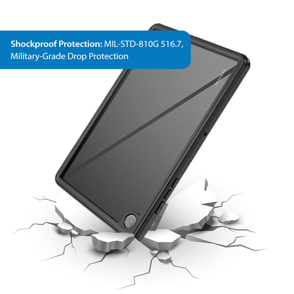 Strike Waterproof Case for Samsung Galaxy Tab A9+ (Black)