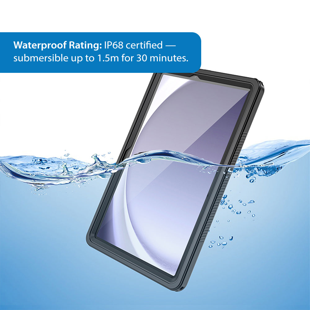 Strike Waterproof Case for Samsung Galaxy Tab A9+ (Black)
