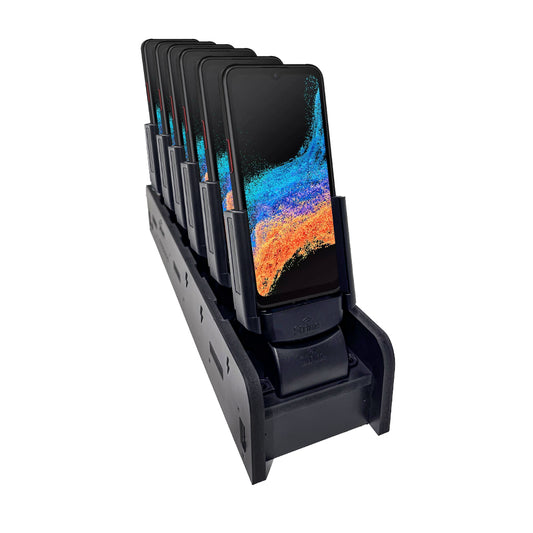 Strike 6-Port Multi-Charging Dock for Samsung Galaxy XCover6 Pro