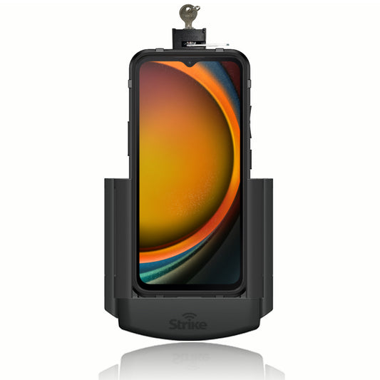 Samsung Galaxy XCover7 Pro Lockable Car Cradle for Strike Rugged Case