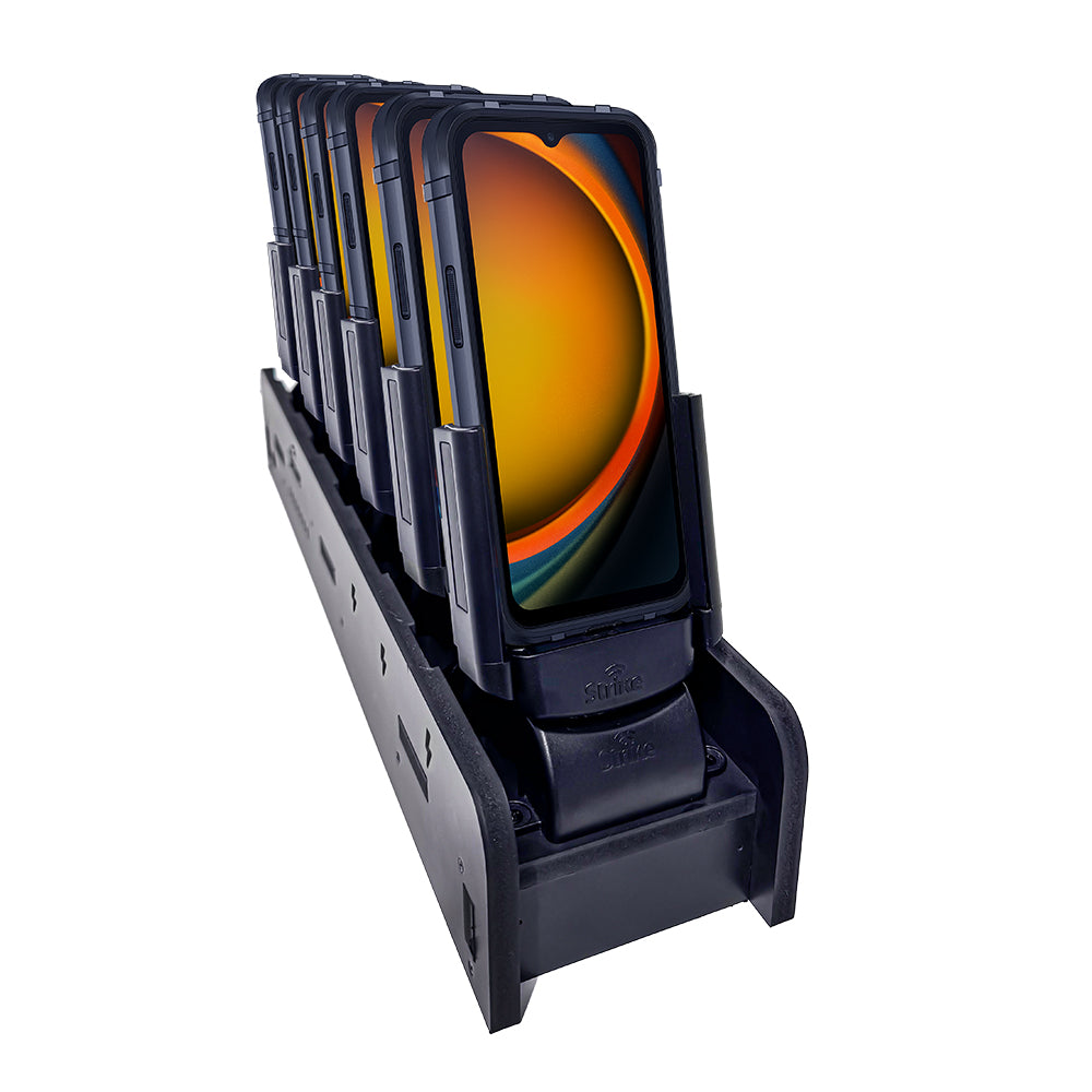 Strike 6-Port Multi-Charging Dock for Samsung Galaxy XCover7 with Strike Rugged Case