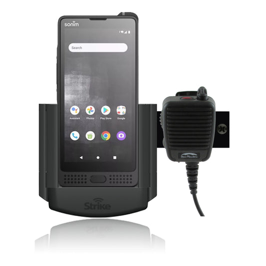 Sonim XP10 with Remote Speaker Microphone Car Cradle