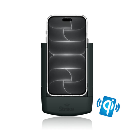 iPhone 18 Pro Max Wireless Charging Car Phone Holder with Strike Case (Hardwired Install)