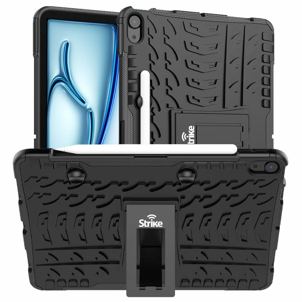 Strike Rugged Case for Apple iPad Air 11 (2024) (Black)