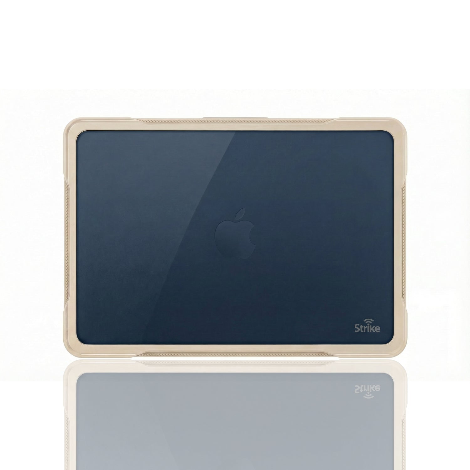 Strike MacBook Neo Indigo Hardshell Case (Beige)