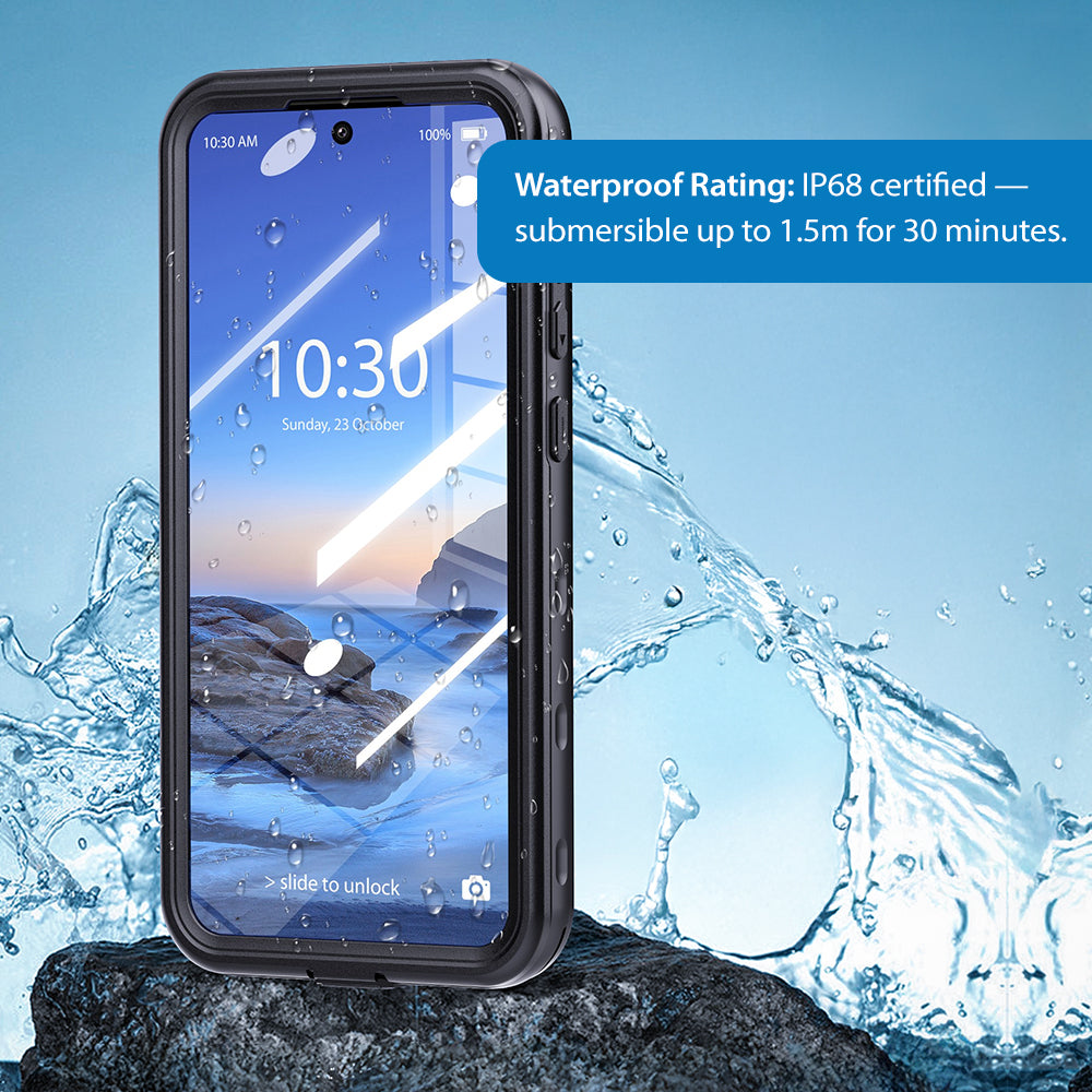 Strike Waterproof Case for Samsung Galaxy A56 (Black)