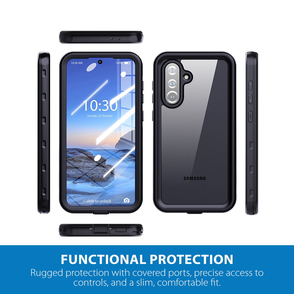 Strike Waterproof Case for Samsung Galaxy A56 (Black)