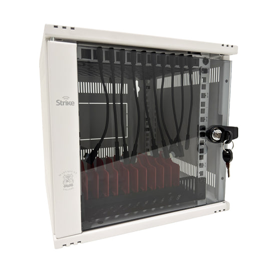 Strike Tab Volt - 10 Bay Lockable Charging Cabinet
