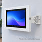 Strike Universal Anti-Theft Tablet Enclosure (White) with Tilt and Swivel Wall Mount