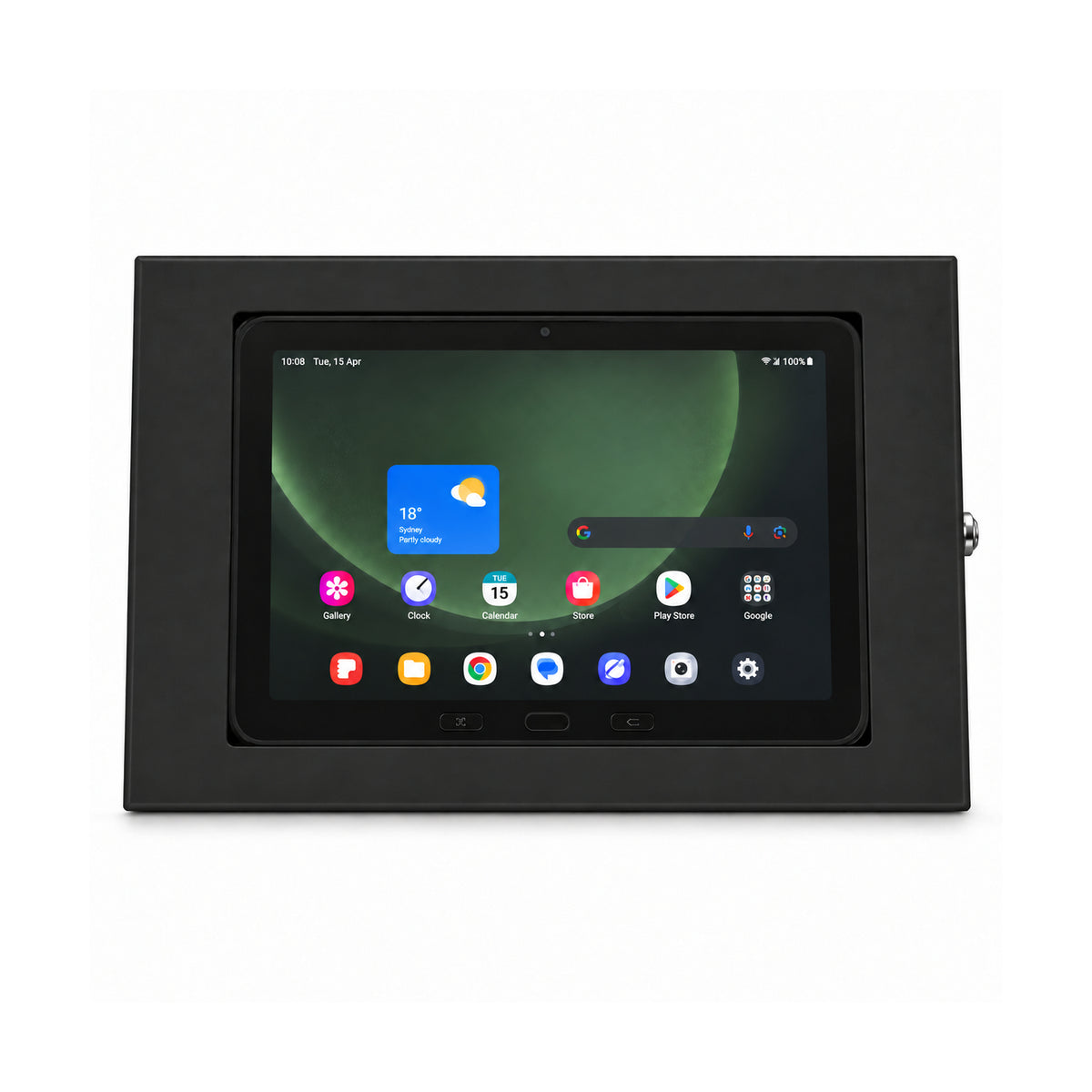 Strike Universal Anti-Theft Tablet Enclosure for iPad & Samsung Galaxy Tab - 10.5-11" (Black)