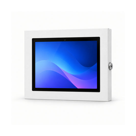 Strike Universal Anti-Theft Tablet Enclosure for iPad & Samsung Galaxy Tab - 10.5-11" (White)