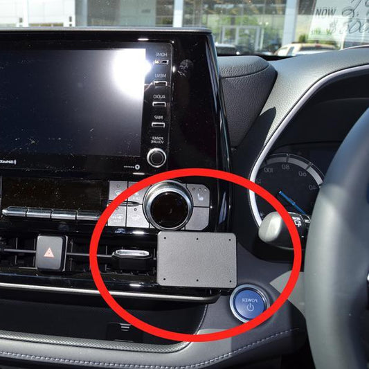 ClicOn No Holes Centre Dash Mount for Toyota Kluger (21-24)