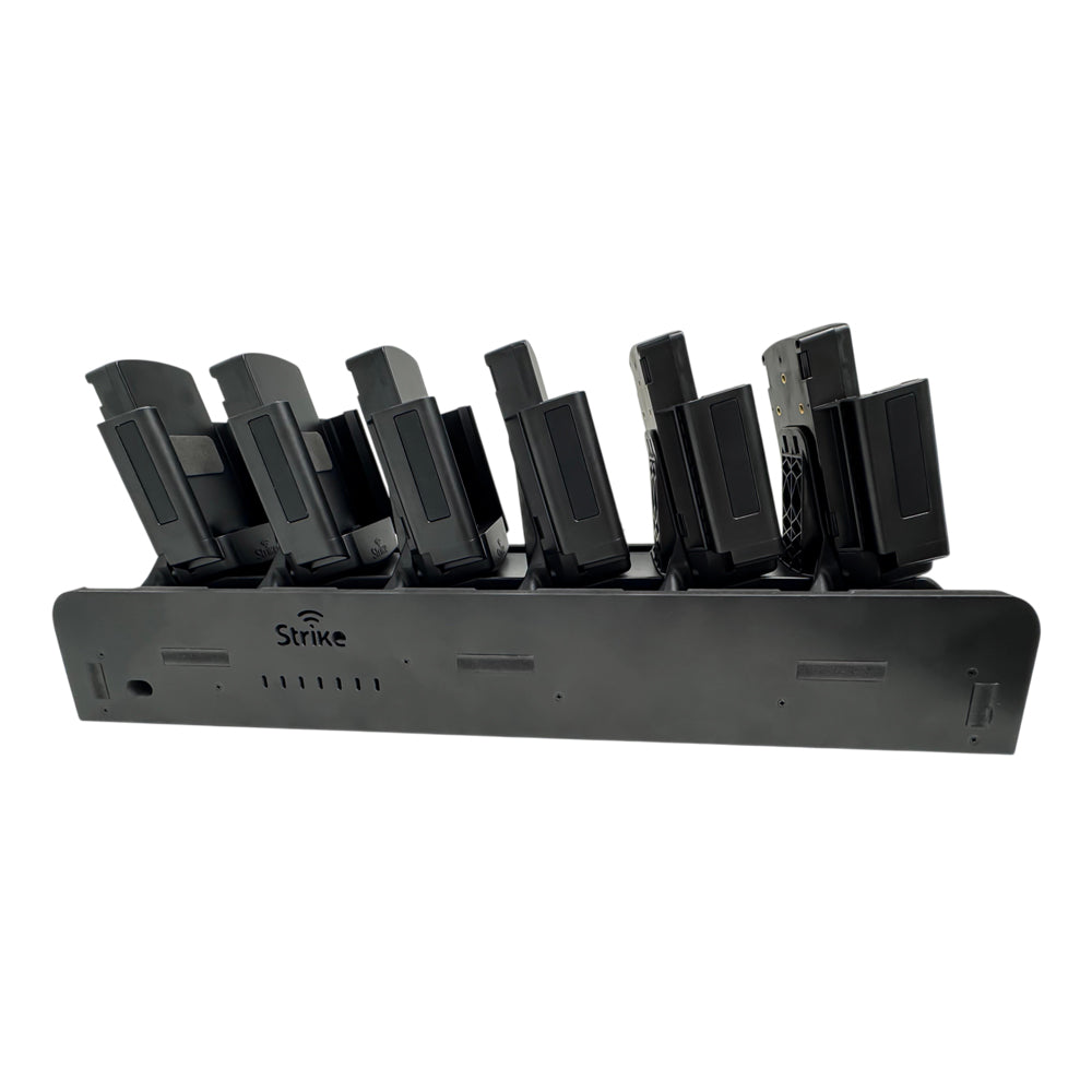 Strike 6-Port Multi-Charging Dock for Zebra TC52/TC57 with Rubber Boot