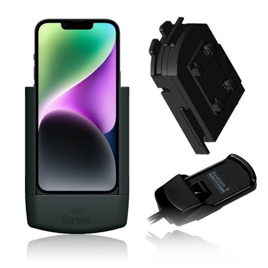 iPhone 14 Solution for Bury System 9 with Strike Alpha Cradle & Adapter