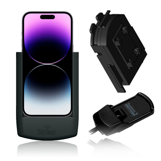 iPhone 14 Pro Solution for Bury System 9 with Strike Alpha Cradle & Adapter