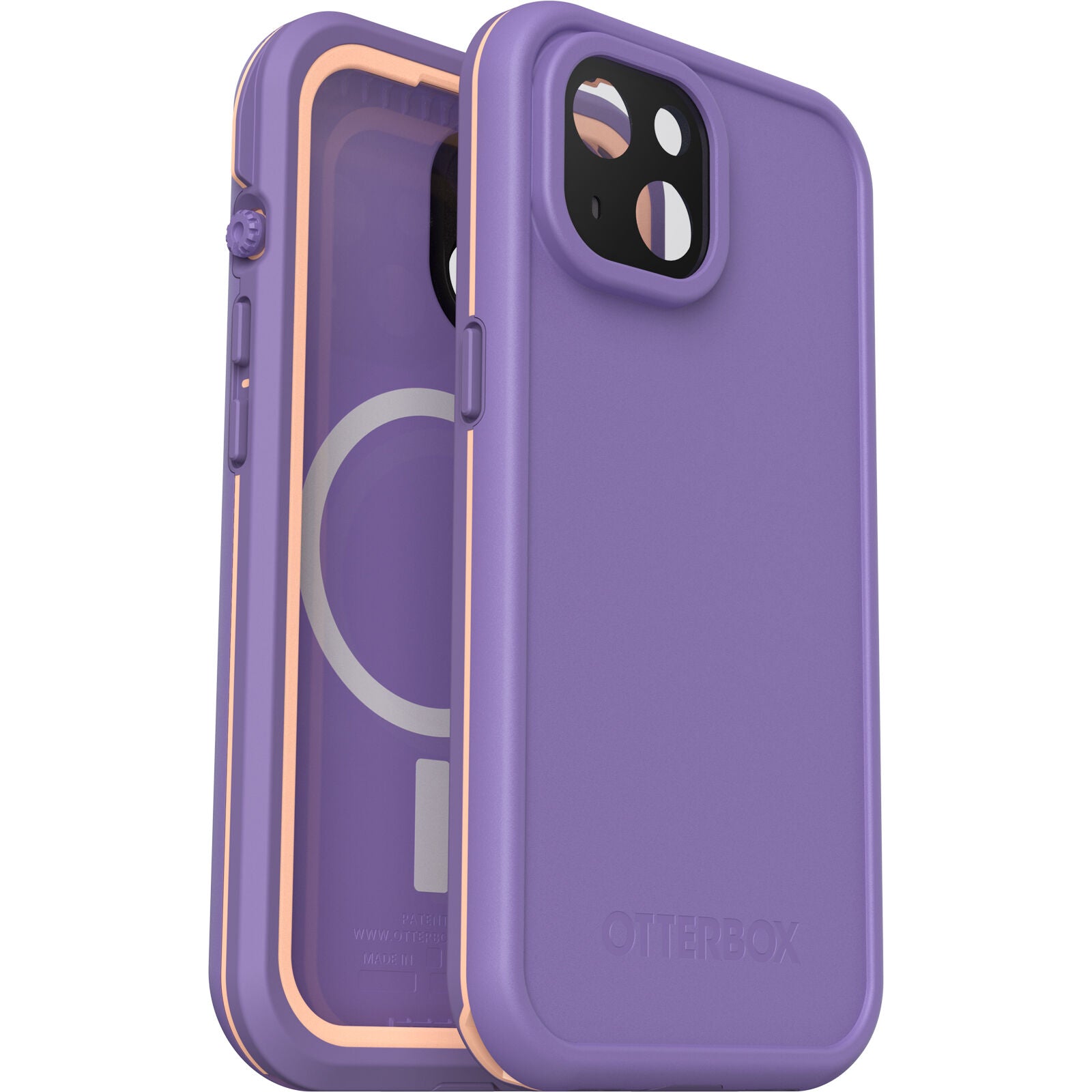 OtterBox Fre Magsafe Case for iPhone 15 (Purple)