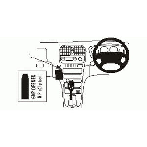 ClicOn No Holes Dash Mount for Hyundai Sonata 99-01