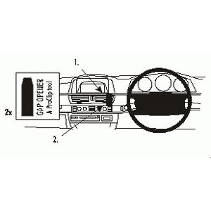 ClicOn No Holes Dash Mount for BMW 7 Series E65 02-08