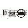 ClicOn No Holes Dash Mount for BMW 7 Series E65 02-08