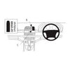 ClicOn No Holes Dash Mount for BMW X5 01-06