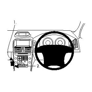 ClicOn No Holes Dash Mount for Volvo XC60 09-10