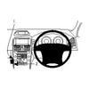 ClicOn No Holes Dash Mount for Volvo XC60 09-10
