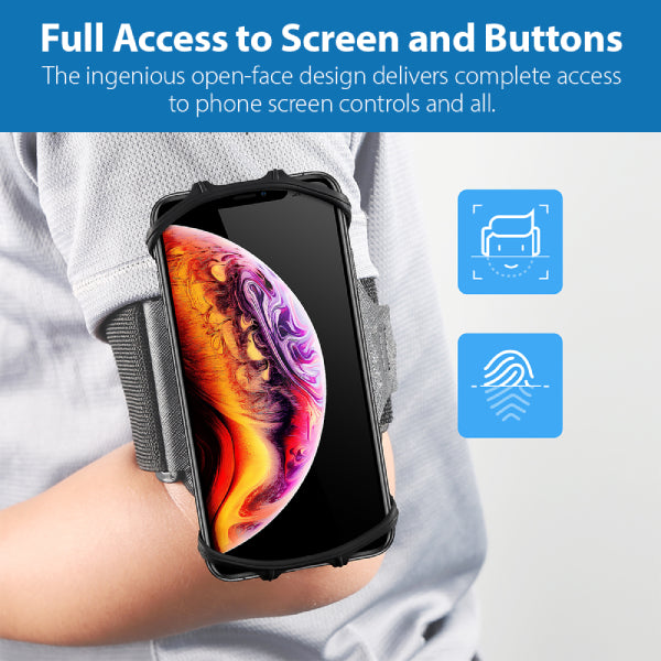 Strike Universal Wristband Phone Holder (Black)